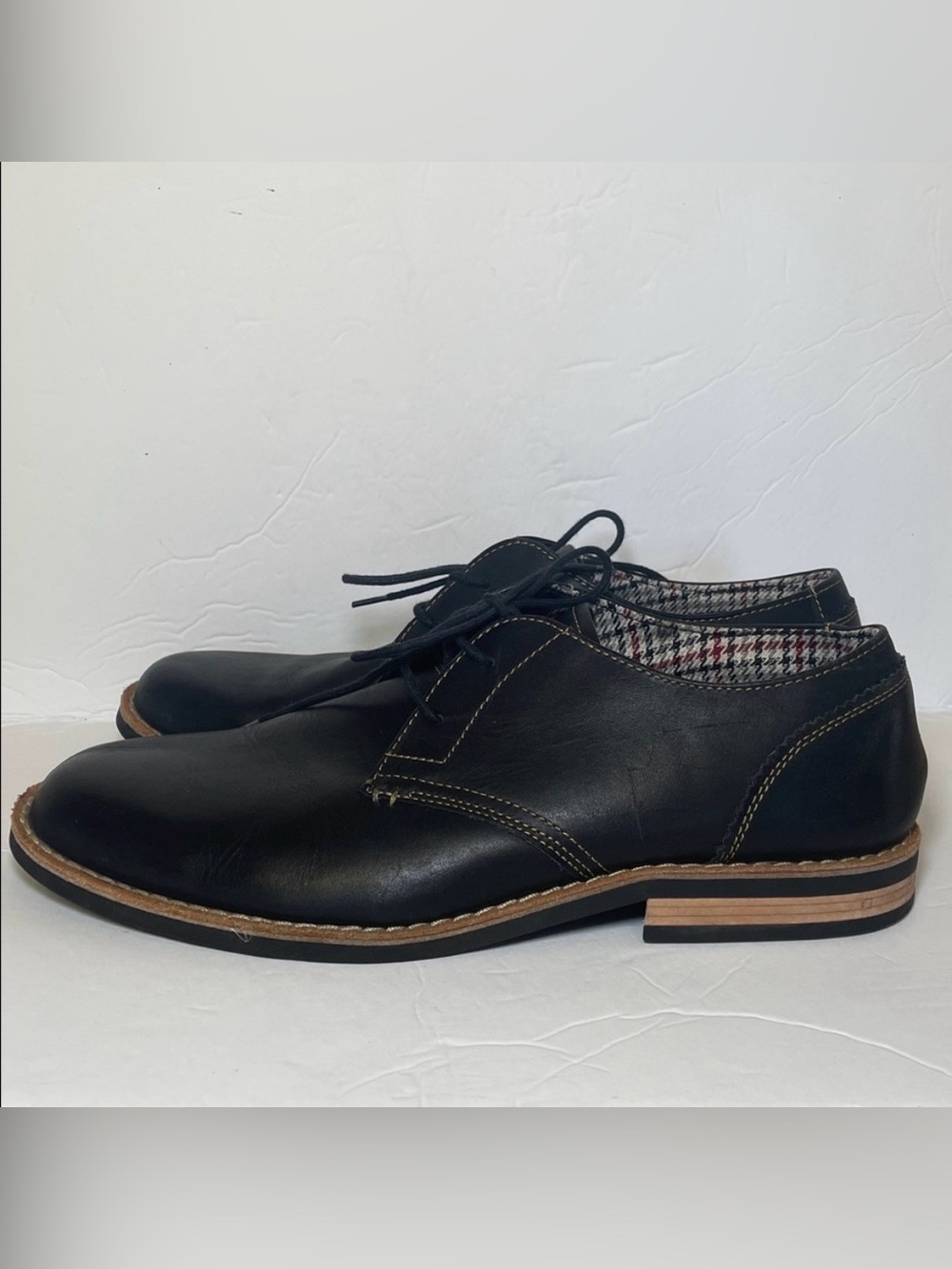 Original Penguin ‘Waylon’ Black Leather Lace Up Oxford Dress Shoes Men's Size 11